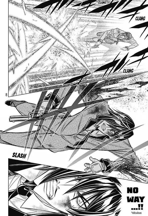 Rurouni Kenshin: Hokkaido Arc Chapter 43 page 8 - Chapter 43: Sapporo Shinsengumi Elegy Part 8: The Northern Capital, Abe and Nagakura