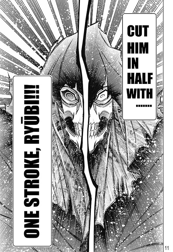 Rurouni Kenshin: Hokkaido Arc Chapter 44 page 11 - Chapter 44: Sapporo Shinsengumi Elegy Part 9: The Sword of the Dragon Tail and Hyōbe Futatsu