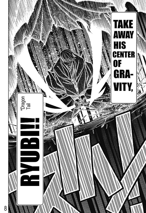 Rurouni Kenshin: Hokkaido Arc Chapter 44 page 8 - Chapter 44: Sapporo Shinsengumi Elegy Part 9: The Sword of the Dragon Tail and Hyōbe Futatsu