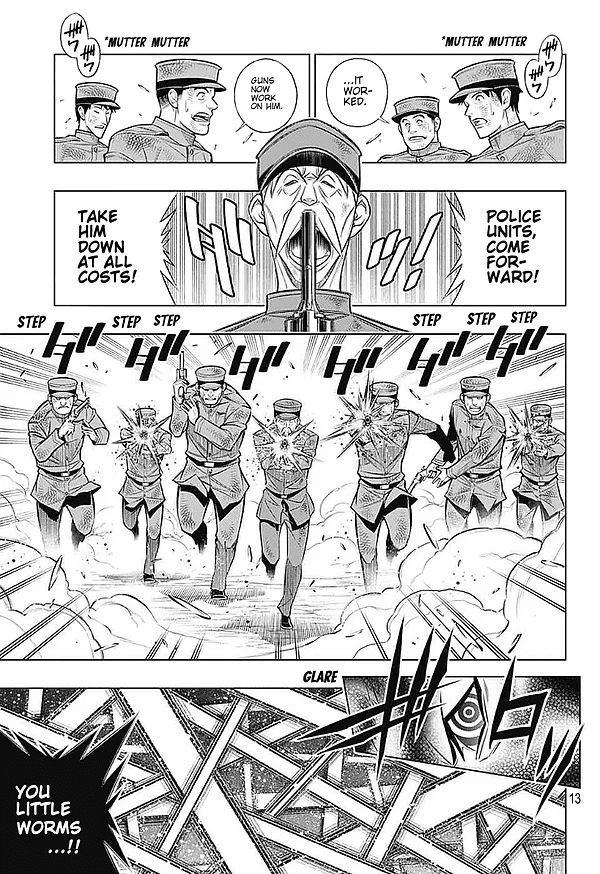 Rurouni Kenshin: Hokkaido Arc Chapter 45 page 11 - Chapter 45: Sapporo Shinsengumi Elegy Part. 10: The Shinsengumi and Two Hyoube