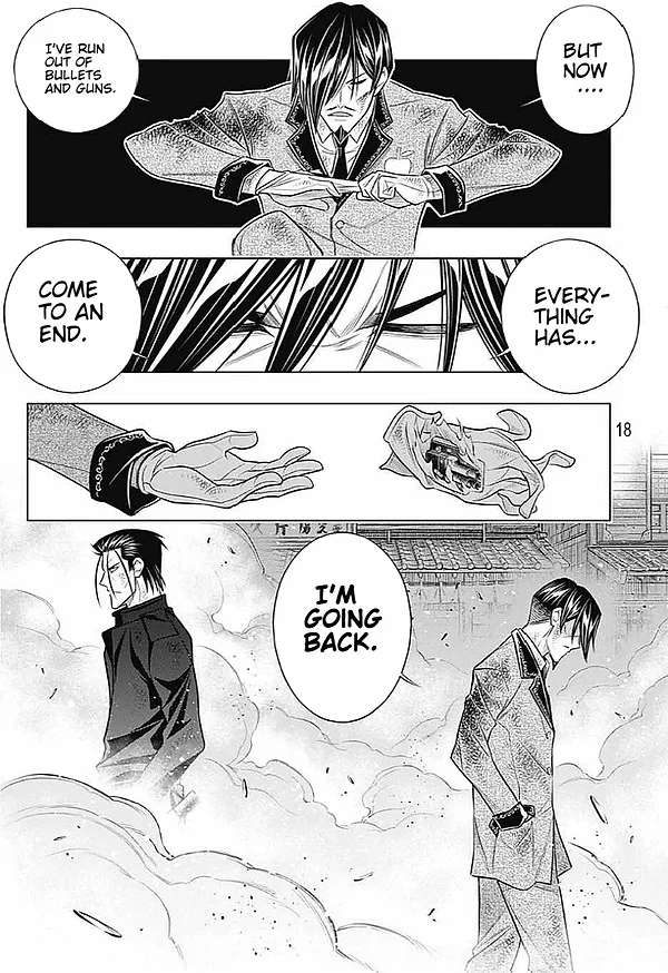 Rurouni Kenshin: Hokkaido Arc Chapter 45 page 16 - Chapter 45: Sapporo Shinsengumi Elegy Part. 10: The Shinsengumi and Two Hyoube