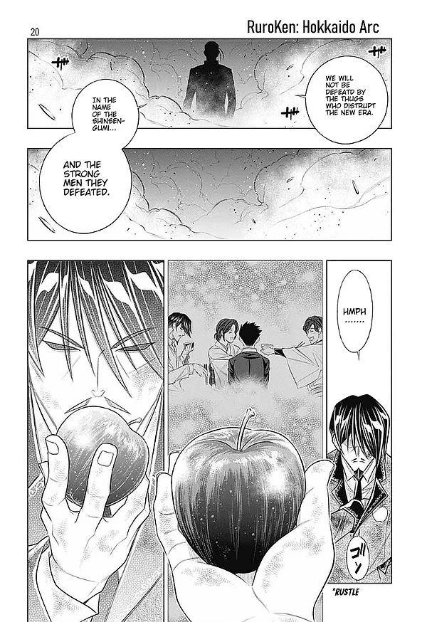 Rurouni Kenshin: Hokkaido Arc Chapter 45 page 18 - Chapter 45: Sapporo Shinsengumi Elegy Part. 10: The Shinsengumi and Two Hyoube