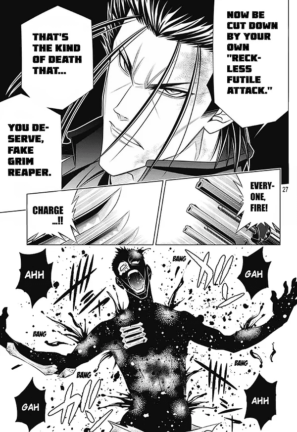 Rurouni Kenshin: Hokkaido Arc Chapter 45 page 25 - Chapter 45: Sapporo Shinsengumi Elegy Part. 10: The Shinsengumi and Two Hyoube