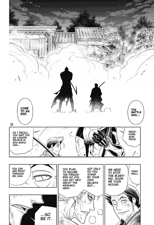 Rurouni Kenshin: Hokkaido Arc Chapter 45 page 26 - Chapter 45: Sapporo Shinsengumi Elegy Part. 10: The Shinsengumi and Two Hyoube