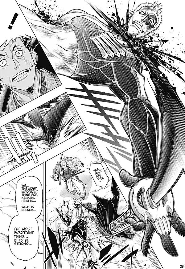 Rurouni Kenshin: Hokkaido Arc Chapter 45 page 27 - Chapter 45: Sapporo Shinsengumi Elegy Part. 10: The Shinsengumi and Two Hyoube