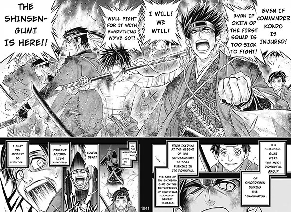 Rurouni Kenshin: Hokkaido Arc Chapter 47 page 10 - Chapter 47: Sapporo Shinsengumi Elegy Part. 12: The City of Love and Hate and the Shinsengumi