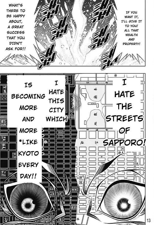 Rurouni Kenshin: Hokkaido Arc Chapter 47 page 12 - Chapter 47: Sapporo Shinsengumi Elegy Part. 12: The City of Love and Hate and the Shinsengumi