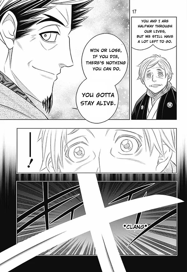 Rurouni Kenshin: Hokkaido Arc Chapter 47 page 16 - Chapter 47: Sapporo Shinsengumi Elegy Part. 12: The City of Love and Hate and the Shinsengumi