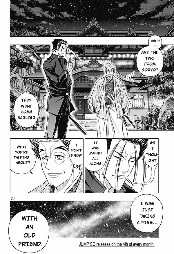 Rurouni Kenshin: Hokkaido Arc Chapter 47 page 19 - Chapter 47: Sapporo Shinsengumi Elegy Part. 12: The City of Love and Hate and the Shinsengumi