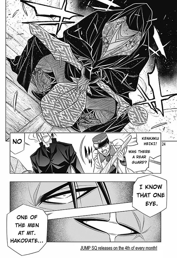 Rurouni Kenshin: Hokkaido Arc Chapter 47 page 23 - Chapter 47: Sapporo Shinsengumi Elegy Part. 12: The City of Love and Hate and the Shinsengumi