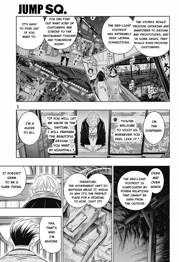 Rurouni Kenshin: Hokkaido Arc Chapter 47 page 5 - Chapter 47: Sapporo Shinsengumi Elegy Part. 12: The City of Love and Hate and the Shinsengumi