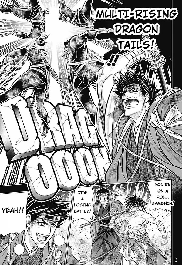 Rurouni Kenshin: Hokkaido Arc Chapter 47 page 9 - Chapter 47: Sapporo Shinsengumi Elegy Part. 12: The City of Love and Hate and the Shinsengumi
