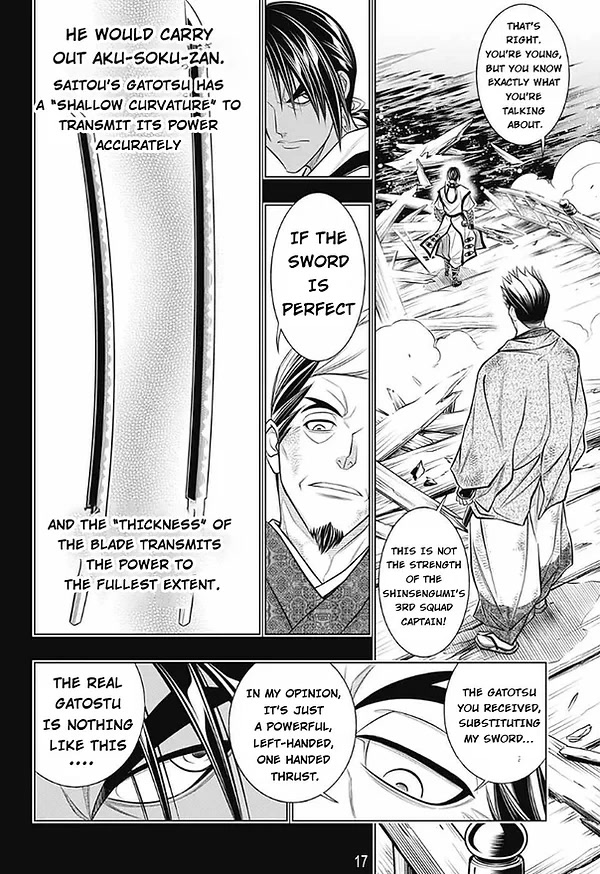 Rurouni Kenshin: Hokkaido Arc Chapter 48 page 17 - Chapter 48: What's Beyond Persistance...