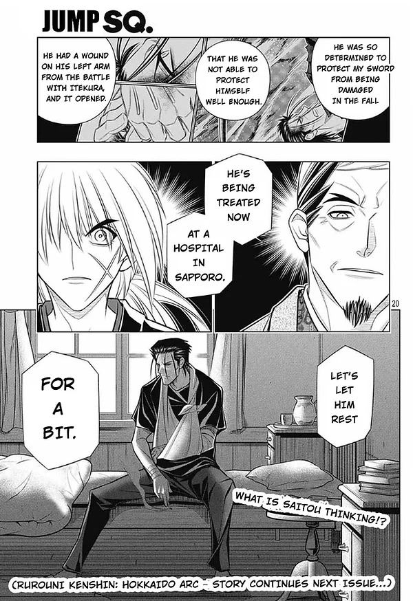 Rurouni Kenshin: Hokkaido Arc Chapter 48 page 20 - Chapter 48: What's Beyond Persistance...