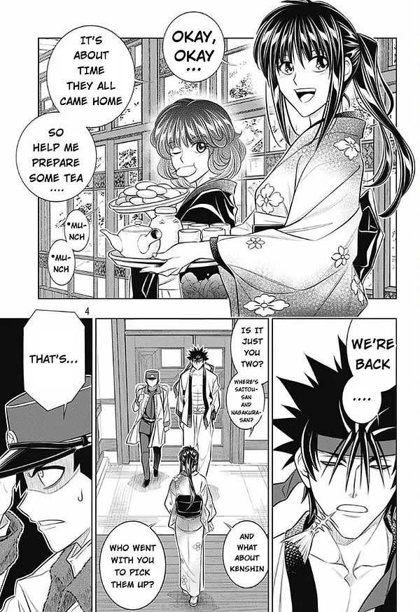 Rurouni Kenshin: Hokkaido Arc Chapter 48 page 4 - Chapter 48: What's Beyond Persistance...