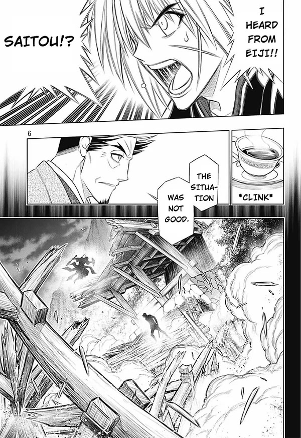 Rurouni Kenshin: Hokkaido Arc Chapter 48 page 6 - Chapter 48: What's Beyond Persistance...