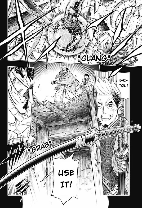 Rurouni Kenshin: Hokkaido Arc Chapter 48 page 9 - Chapter 48: What's Beyond Persistance...