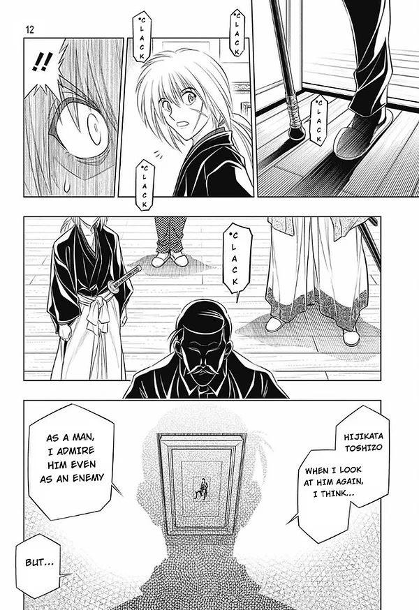 Rurouni Kenshin: Hokkaido Arc Chapter 49 page 12 - Chapter 49: A Busy Visitor