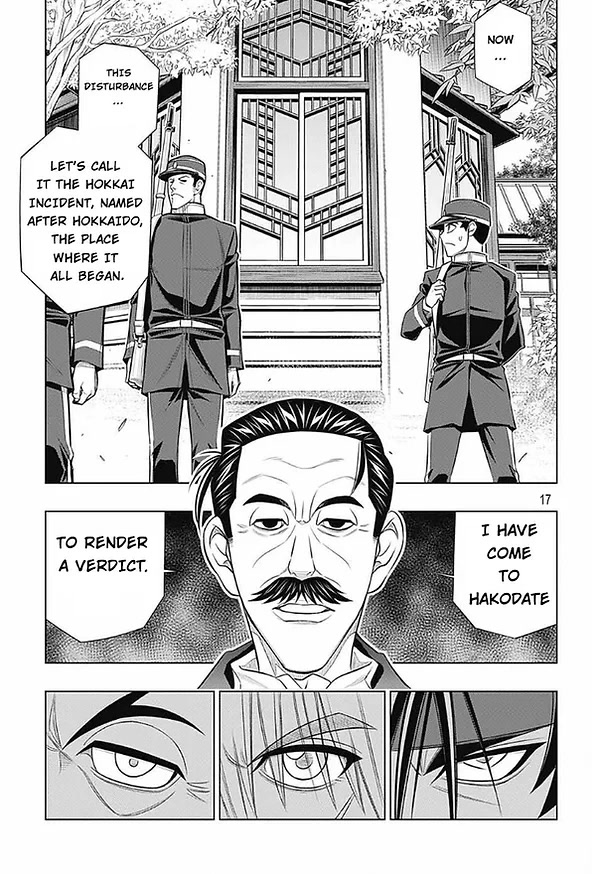 Rurouni Kenshin: Hokkaido Arc Chapter 49 page 17 - Chapter 49: A Busy Visitor