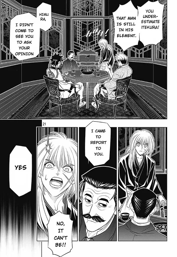 Rurouni Kenshin: Hokkaido Arc Chapter 49 page 21 - Chapter 49: A Busy Visitor