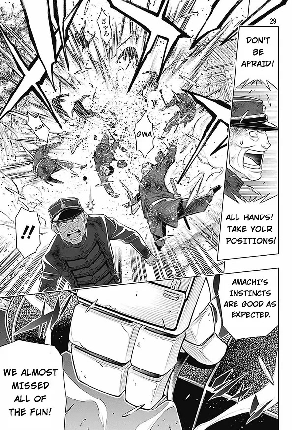Rurouni Kenshin: Hokkaido Arc Chapter 49 page 27 - Chapter 49: A Busy Visitor