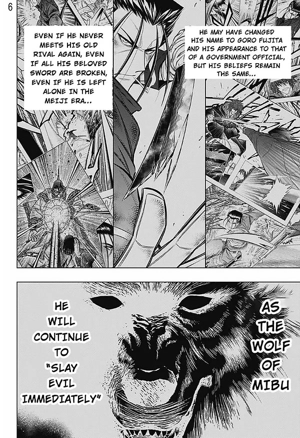 Rurouni Kenshin: Hokkaido Arc Chapter 49 page 6 - Chapter 49: A Busy Visitor