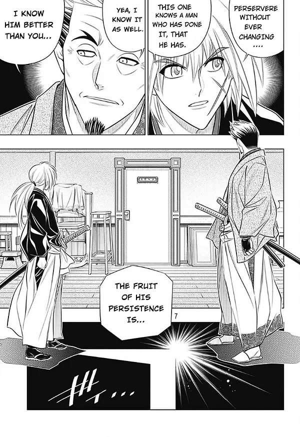 Rurouni Kenshin: Hokkaido Arc Chapter 49 page 7 - Chapter 49: A Busy Visitor