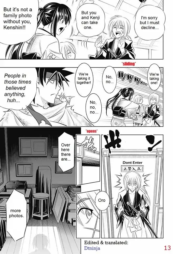 Rurouni Kenshin: Hokkaido Arc Chapter 5 page 12 - Chapter 5: Tamoto Photo Studio