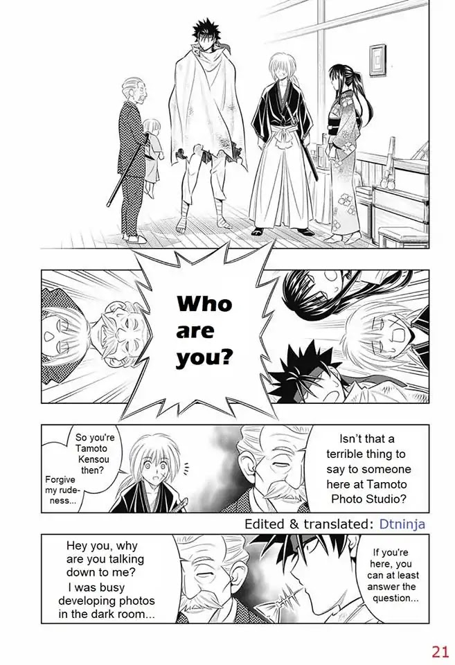 Rurouni Kenshin: Hokkaido Arc Chapter 5 page 19 - Chapter 5: Tamoto Photo Studio