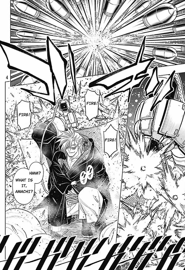 Rurouni Kenshin: Hokkaido Arc Chapter 50 page 4 - Chapter 50: Onslaught