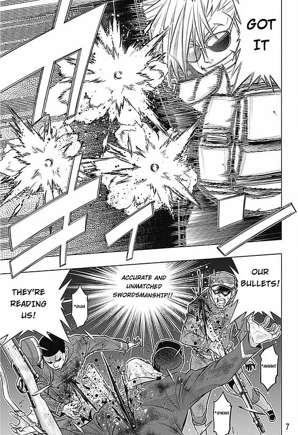 Rurouni Kenshin: Hokkaido Arc Chapter 50 page 7 - Chapter 50: Onslaught
