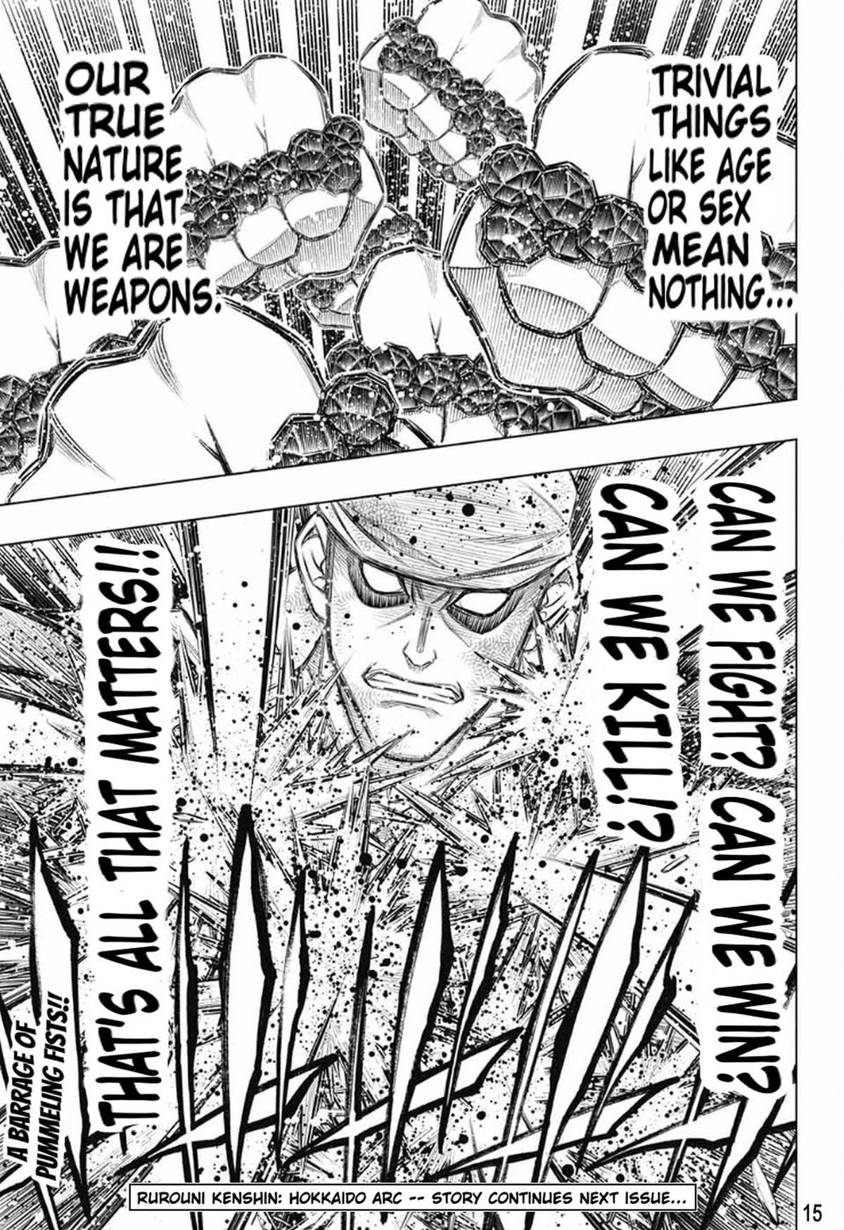 Rurouni Kenshin: Hokkaido Arc Chapter 53 page 15 - Chapter 53