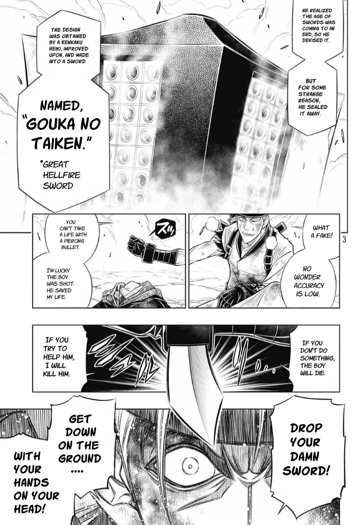 Rurouni Kenshin: Hokkaido Arc Chapter 56 page 3 - Chapter 56