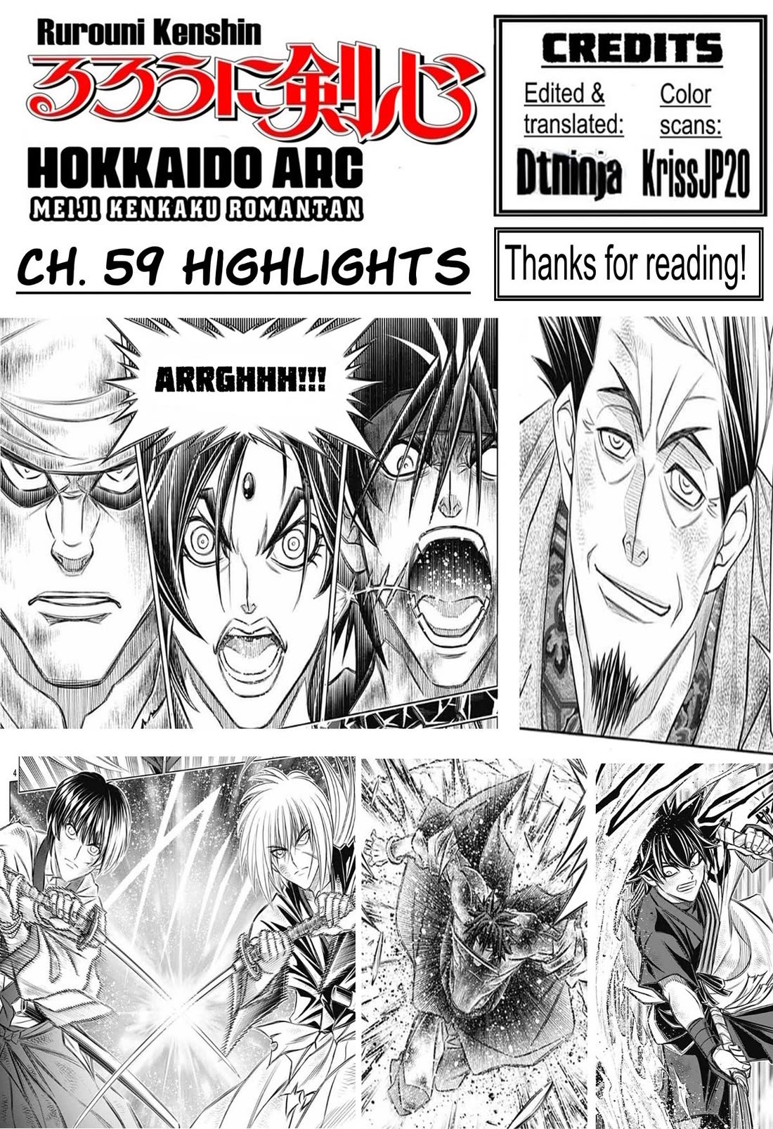 Rurouni Kenshin: Hokkaido Arc Chapter 59 page 18 - Chapter 59