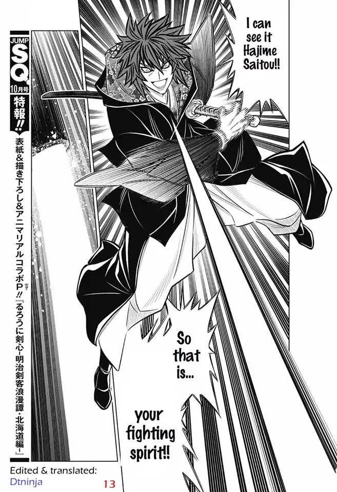 Rurouni Kenshin: Hokkaido Arc Chapter 6 page 10 - Chapter 6: Gatotsu Gatotsu Gatotsu!