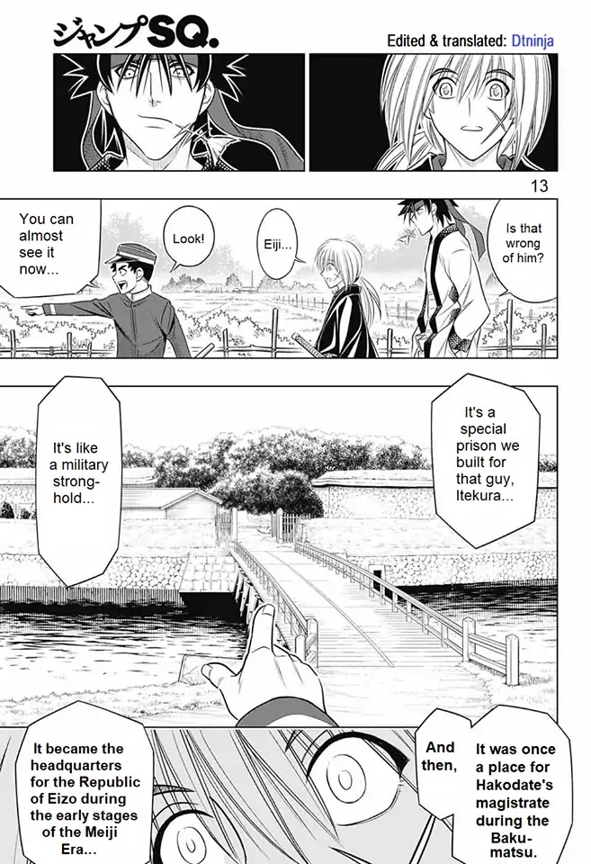 Rurouni Kenshin: Hokkaido Arc Chapter 7 page 14 - Chapter 7: Itekuara's Interrogation Pt 1