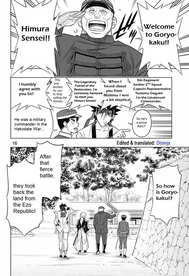 Rurouni Kenshin: Hokkaido Arc Chapter 7 page 15 - Chapter 7: Itekuara's Interrogation Pt 1