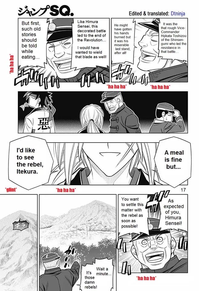 Rurouni Kenshin: Hokkaido Arc Chapter 7 page 16 - Chapter 7: Itekuara's Interrogation Pt 1