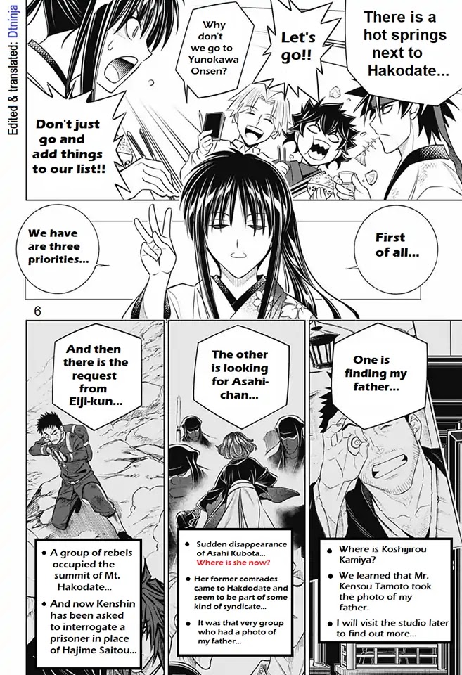 Rurouni Kenshin: Hokkaido Arc Chapter 7 page 6 - Chapter 7: Itekuara's Interrogation Pt 1