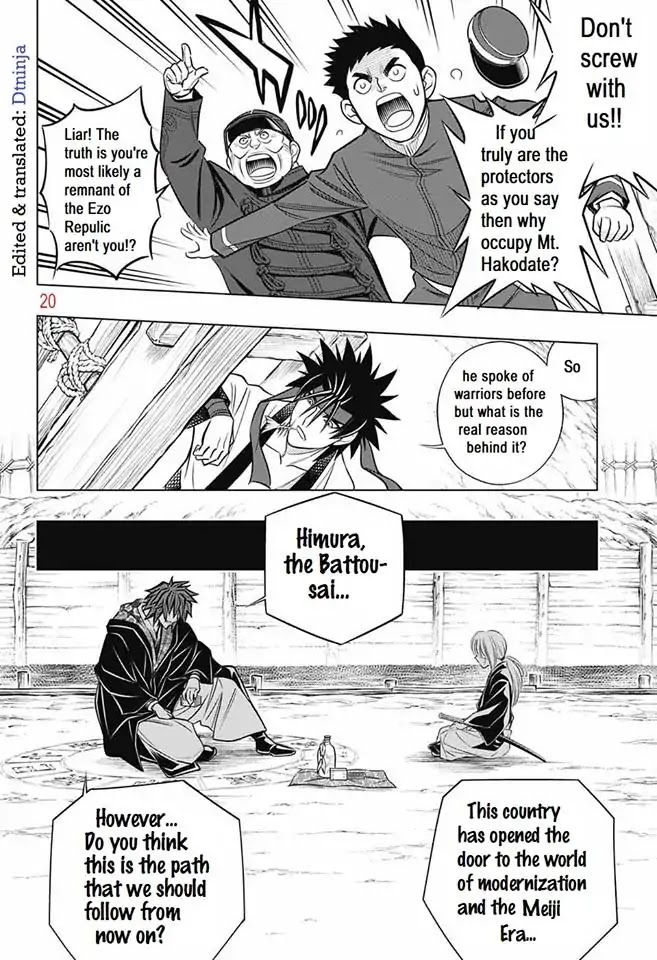 Rurouni Kenshin: Hokkaido Arc Chapter 8 page 19 - Chapter 8: Itekuara's Interrogation Pt 2
