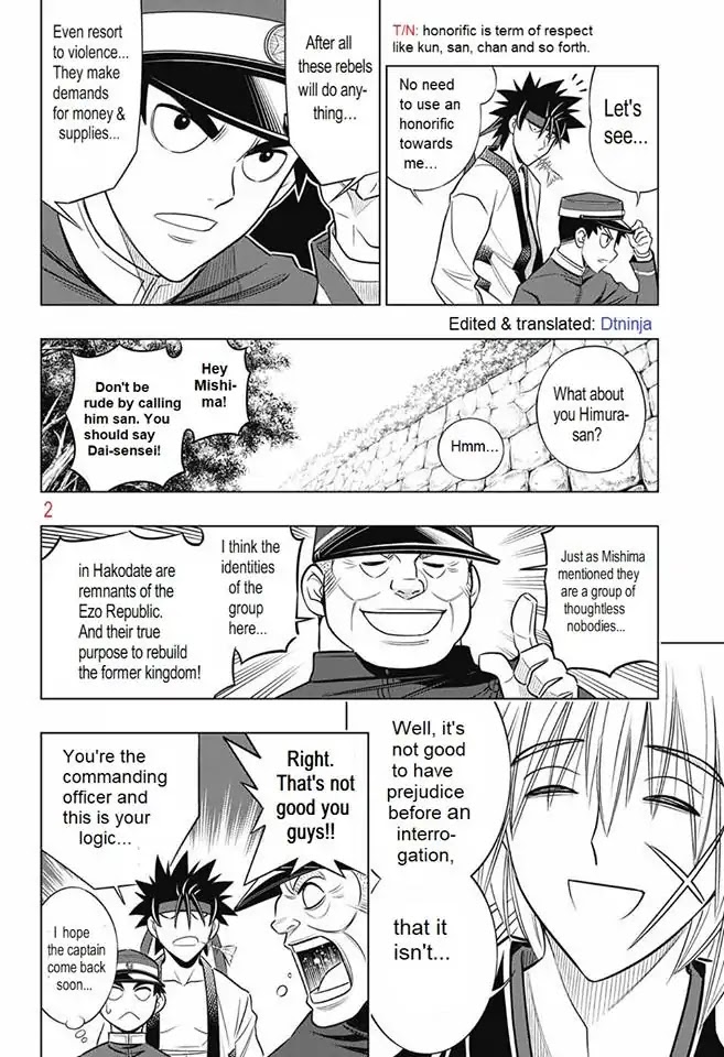 Rurouni Kenshin: Hokkaido Arc Chapter 8 page 2 - Chapter 8: Itekuara's Interrogation Pt 2