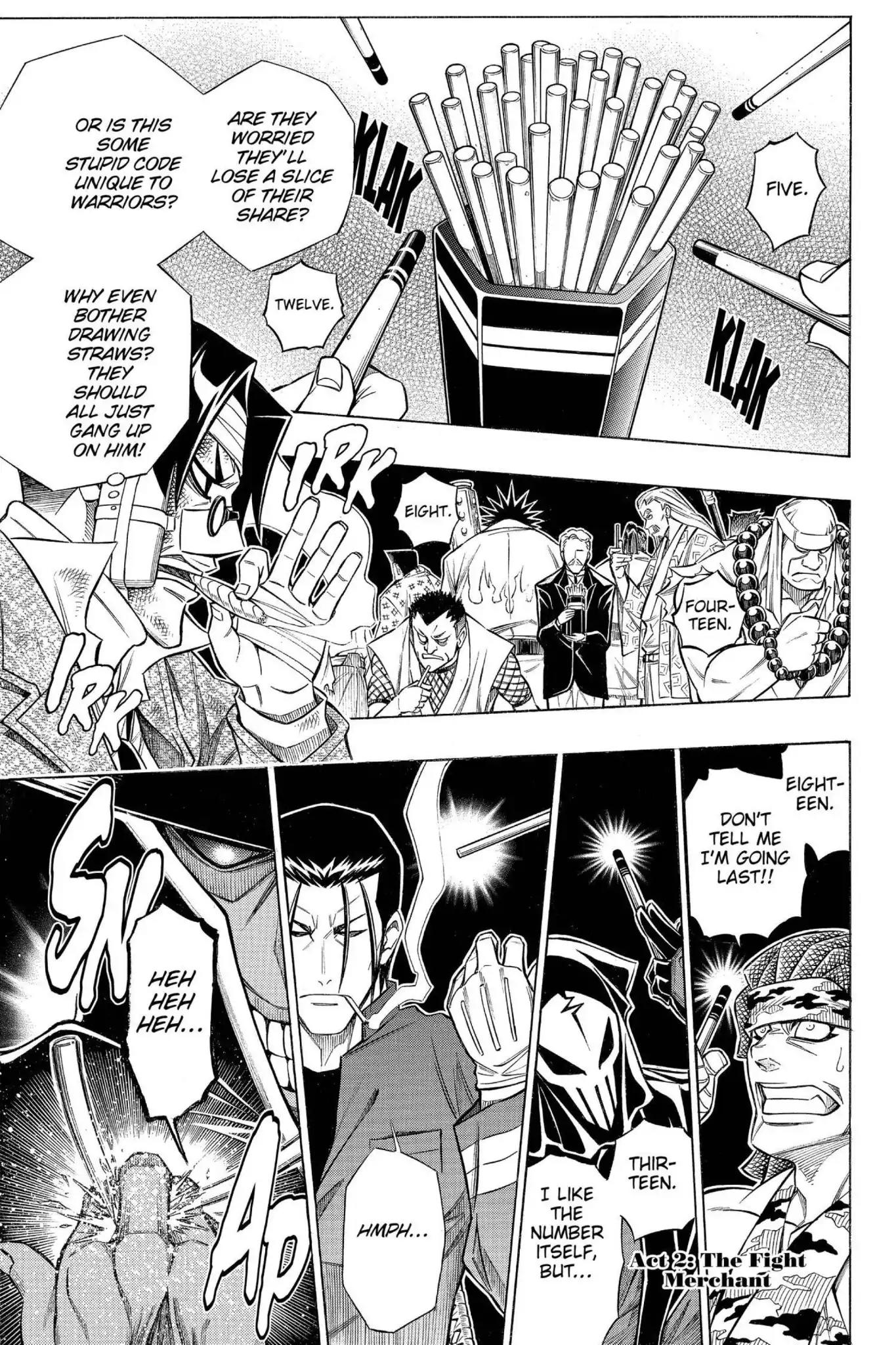 Rurouni Kenshin - Tokuhitsuban Chapter 2 page 1 - Chapter 2: Vol.1 Act 2: The Fight Merchant