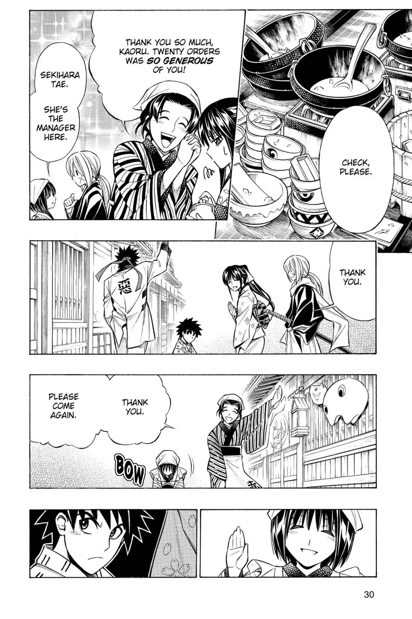 Rurouni Kenshin - Tokuhitsuban Chapter 5 page 12 - Chapter 5: Vol.2 Act 5: At Akabeko