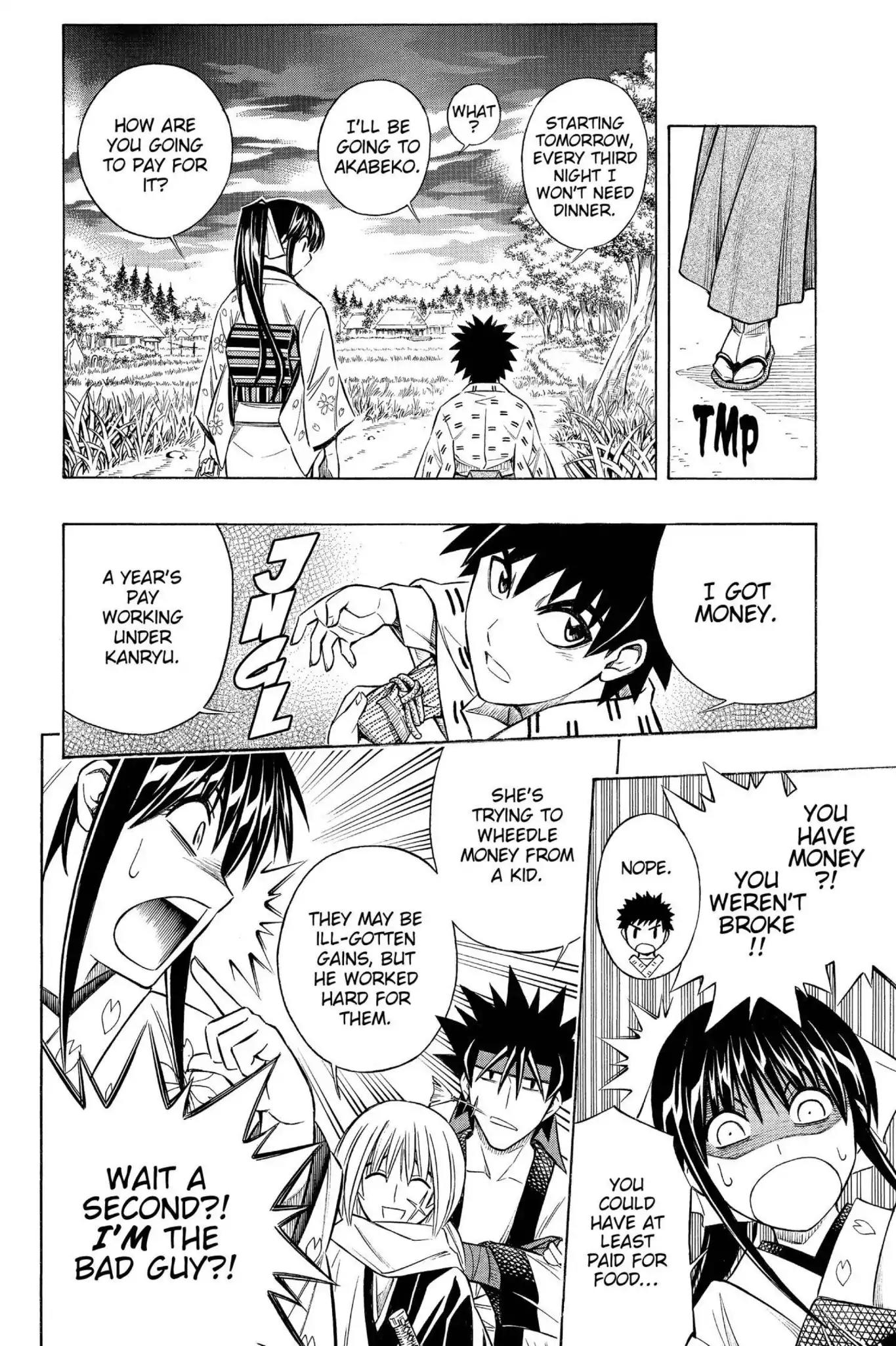 Rurouni Kenshin - Tokuhitsuban Chapter 5 page 14 - Chapter 5: Vol.2 Act 5: At Akabeko