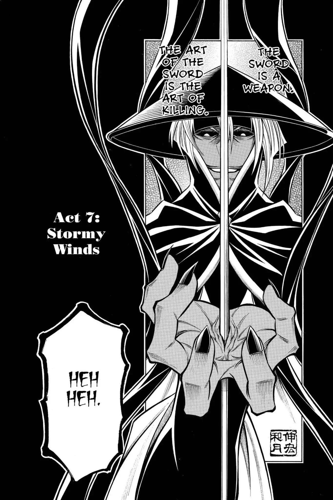 Rurouni Kenshin - Tokuhitsuban Chapter 7 page 6 - Chapter 7: Vol.2 Act 7: Stormy Winds