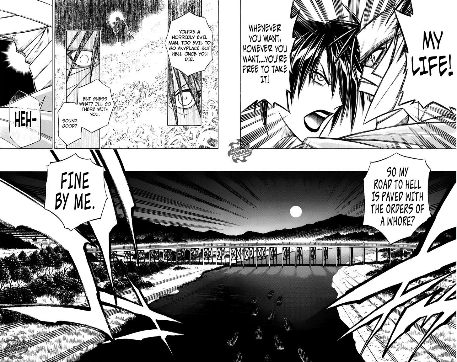 Rurouni Kenshin Uramaku - Honoo o Suberu Chapter 1 page 55 - Chapter 1 : To Rule Flame