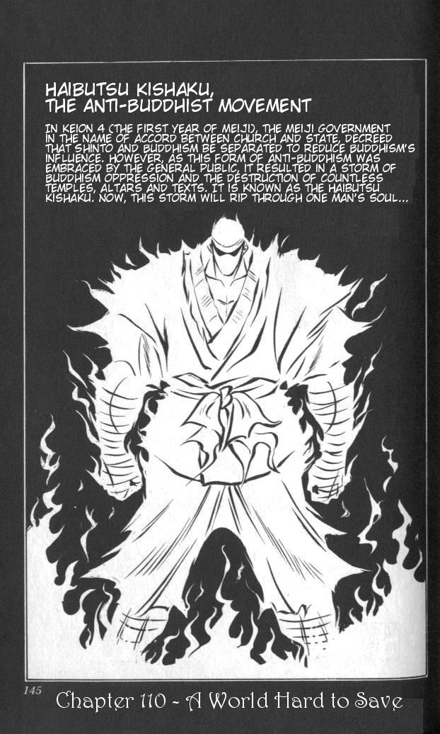 Rurouni Kenshin Chapter 110 page 1 - Chapter 110: A World Hard to Save
