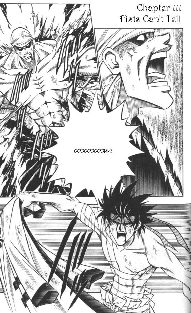 Rurouni Kenshin Chapter 111 page 1 - Chapter 111: Fists can't Tell