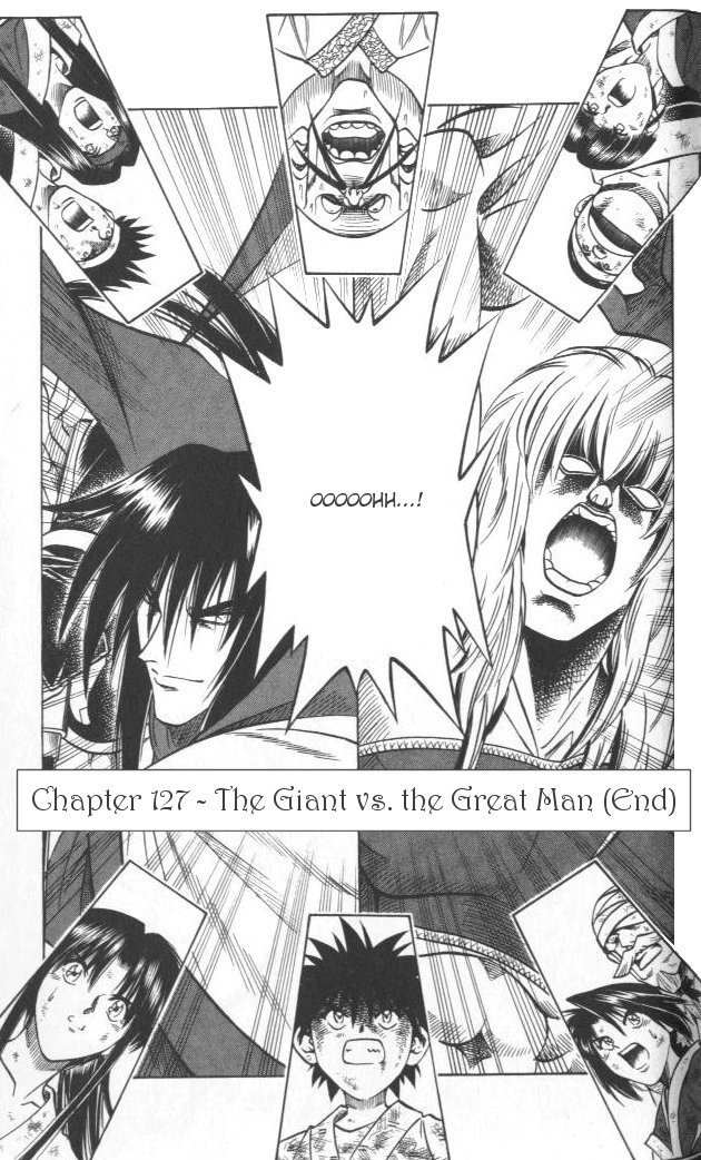 Rurouni Kenshin Chapter 127 page 1 - Chapter 127: The Great Man vs. The Giant (Part II)