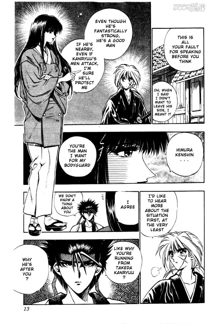 Rurouni Kenshin Chapter 16 page 7 - Chapter 16: Megumi, Kanryuu, and
